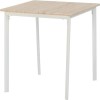 Riley Small Dining Set in White and Light Oak Effect - Table &amp; 2 Chairs