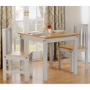 Ludlow Grey & Oak Effect Dining Set with Table & 2 Chairs