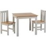 Ludlow Grey & Oak Effect Dining Set with Table & 2 Chairs