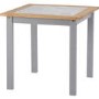 Seconique Salvador Tile Top Dining Table and 2 Chairs in Grey and Pine