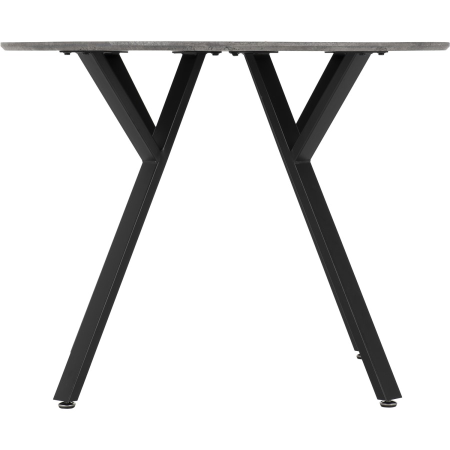 Athens Round Dining Set - Concrete Effect