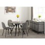 Athens Round Dining Set - Concrete Effect