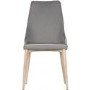 Seconique Finley Pair of Grey Fabric Dining Chairs