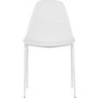 Lindon Plastic White Pair of Dining Chair's
