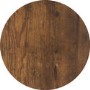 Athens Pair of Bar Stools in Acacia Wood Effect - Seconique