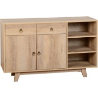 Seconique Finley Sideboard in Medium Oak Effect 
