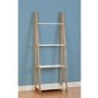 Seconique Santos 4 Shelf Unit in White/Distressed Waxed Pine