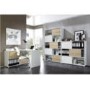 Germania 6 Door Sliding Display Cabinet In Oak and White 