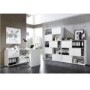 Germania 6 Door Sliding Display Cabinet In Oak and White 