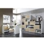 Germania 6 Door Sliding Display Cabinet In Oak and White 
