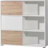Germania 6 Door Sliding Display Cabinet In Oak and White 