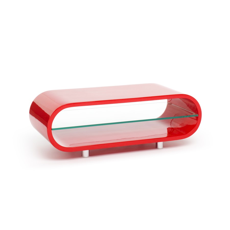 Techlink OV95 Ovid Red TV Stand