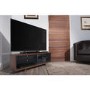 Techlink DL115DOSG Dual Corner TV Stand for up to 55" TVs - Dark Oak/Satin Grey