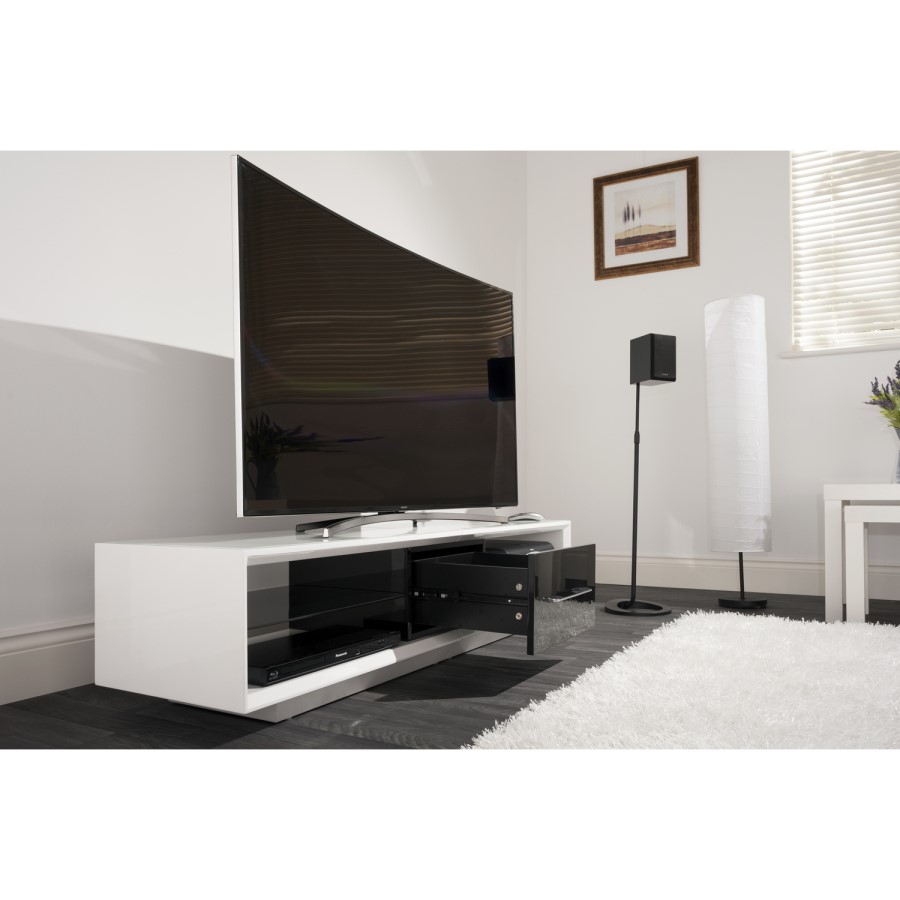 Techlink AA150WTB Arena White TV Stand