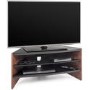 Techlink RV100W Riva Corner TV Stand for up to 50" TVs - Walnut