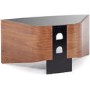 Techlink RV100W Riva Corner TV Stand for up to 50" TVs - Walnut