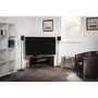 Techlink RV100W Riva Corner TV Stand for up to 50" TVs - Walnut