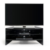 Techlink RV100B Riva Corner TV Stand for up to 50" TVs - Black