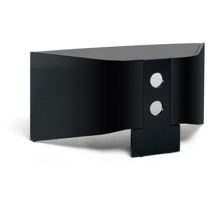 Techlink RV100B Riva Corner TV Stand for up to 50" TVs - Black