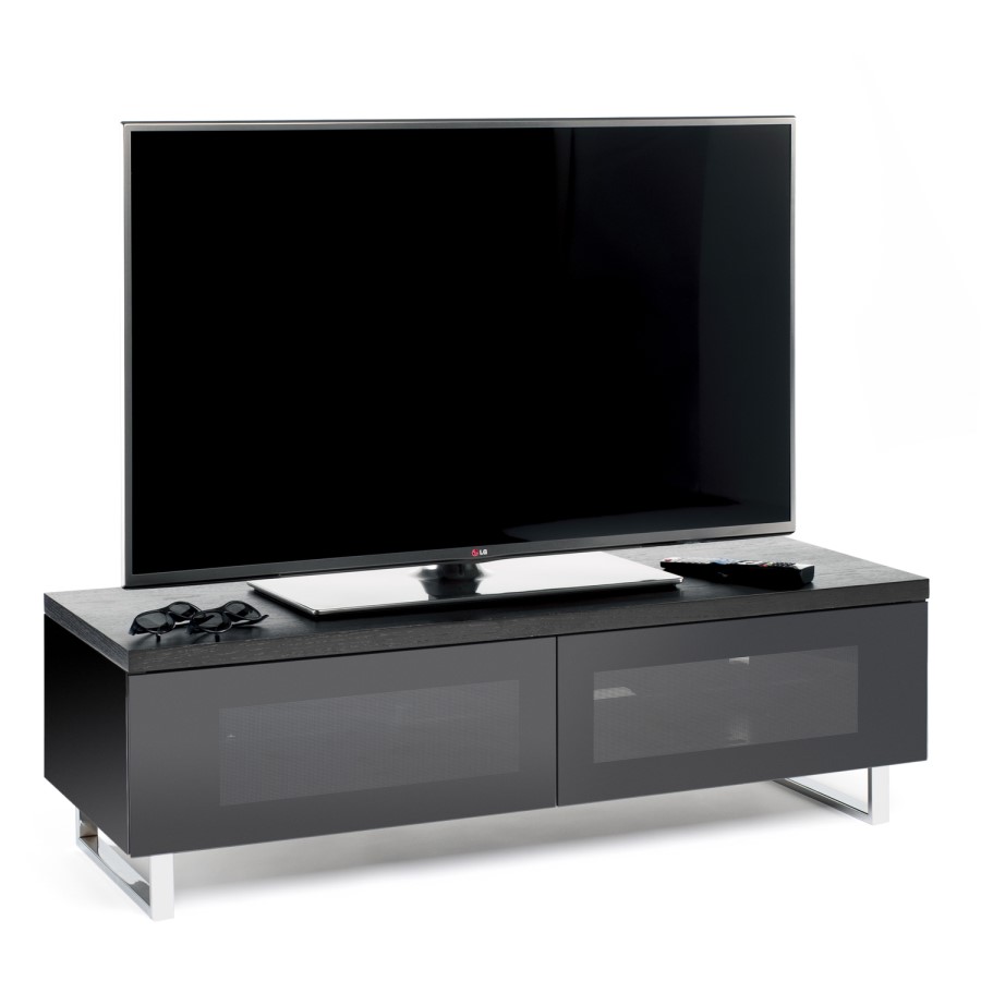 Techlink PM120B Panorama TV Stand for up to 60" TVs - Black
