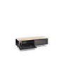 Techlink PM120LO Panorama Black/Light Oak TV Stand