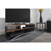 Techlink PR130SBW Prisma TV Stand for up to 65&quot; TVs - Black/Walnut