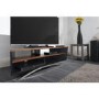 Techlink PR130SBW Prisma TV Stand for up to 65" TVs - Black/Walnut