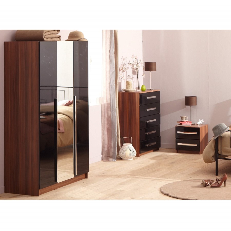 Las Vegas High Gloss Bedside Table