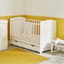 Ickle Bubba Classic White Cot Bed and Under Drawer - Coleby