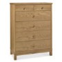 Bentley Designs Atlanta 4+2 Drawer Chest In Oak 