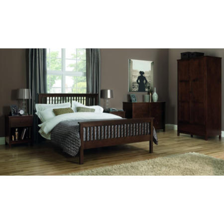 Bentley Designs Atlanta Double Bed In Dark 