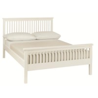Bentley Designs Atlanta 122cm Bedstead With High Footend In White 