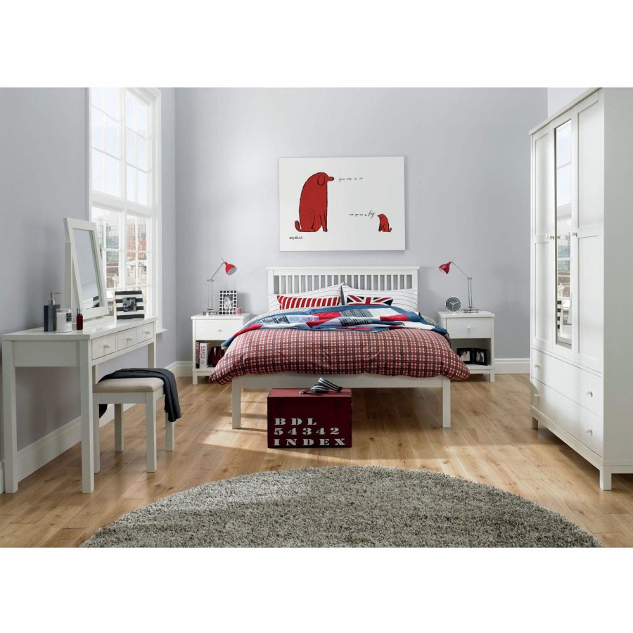 Bentley Designs Atlanta 4+2 Chest of Drawers In White 