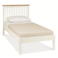 Bentley Designs Atlanta Single Bed in White and Oak