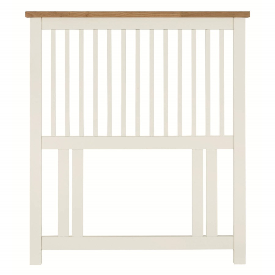 Bentley Designs Atlanta 90cm Single Headboard In White and Oak 