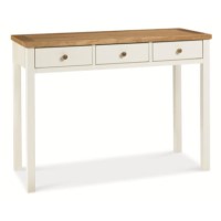 Bentley Designs Atlanta Dressing Table In White and Oak 
