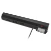 electriQ Wall Mounted Electric Patio Heater - 2kW in Black