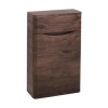 Walnut Back to Wall WC Toilet Unit - Without Toilet - W500 x D200mm