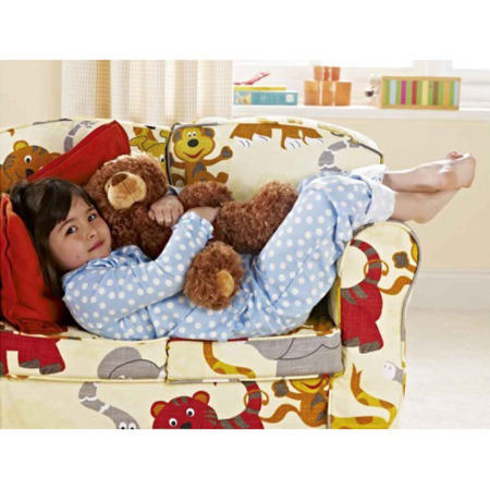 Just4Kidz Loose Cover Sofa in Rose Natural