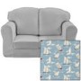 Just4Kidz Loose Cover Sofa in Sail Boats