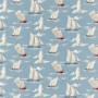 Just4Kidz Loose Cover Sofa in Sail Boats