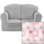 Just4Kidz Loose Cover Sofa in Patchwork Elephants