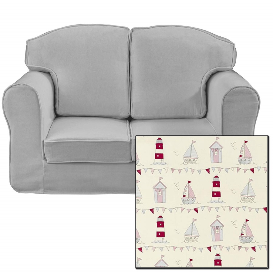 Just4Kidz Loose Cover Sofa in Seaside