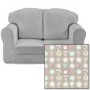 Just4Kidz Loose Cover Sofa in Beige Tea Cups