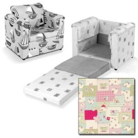 Just4Kidz Chair Bed in Tea For Two
