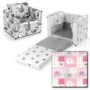Just4Kidz Chair Bed in Patchwork Elephants