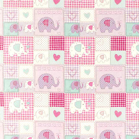 Just4Kidz Chair Bed in Patchwork Elephants