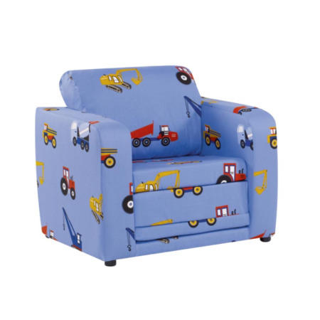 Just4Kidz Chair Bed in Toy Trucks