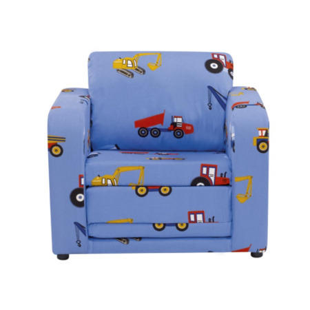 Just4Kidz Chair Bed in Toy Trucks