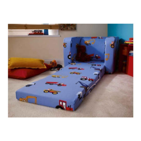 Just4Kidz Chair Bed in Toy Trucks
